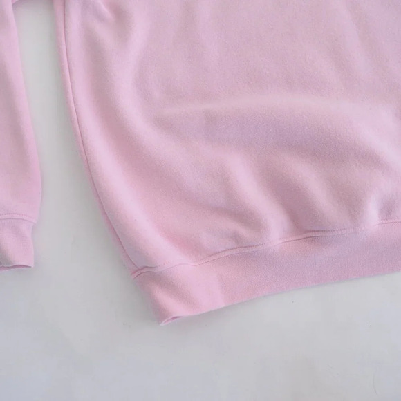 Vintage Pink w Embroidered Washington DS Patriotic Crewneck  Sweater M - Picture 9 of 11
